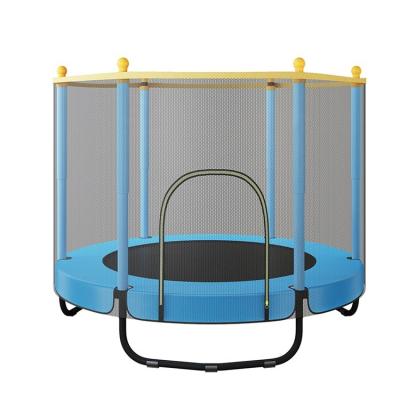 China With Protective Net Best Selling Mini Kids Round Small Indoor Trampoline With Enclosure Net for sale