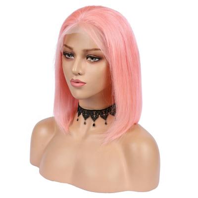 China Short Straight BOB Wigs Human Hair Lace Front Wig Remy Brazilian Lace Front Human Hair Wigs by Yaki Lwigs 13X4 for sale