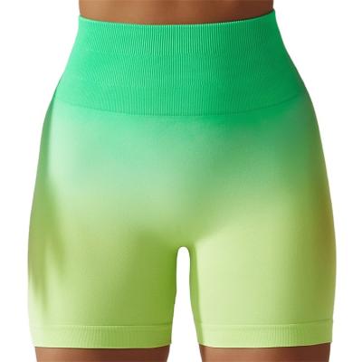 China MOQ 2 Pieces Retail Seamless High Waist Elastic Hip Lift Fitness Yoga Short for Women for sale