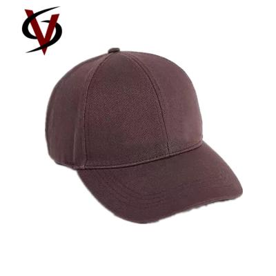 China Hot Sale Bulk Cheap Price Men's Hats Sport Custom 2D/3D Embroidery Logo Baseball hats in Brown for sale