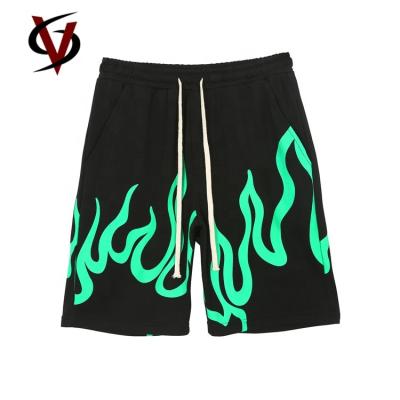 China Wholesale Hip Hop Street Style Loose Fit 100% Cotton Oversized Men's Shorts with Logo Prints for sale