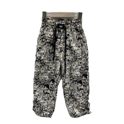 China 2022 Spring New Cartoon Printing Full Casual Pants Anti-wrinkle Korean Version For Boys And Girls for sale