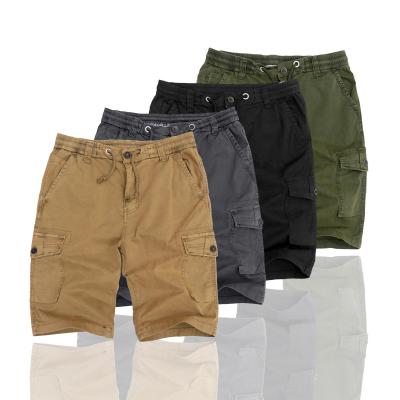 China Hip Hop Black Men's Pantaloni Uomo Casual Summer Pantalones Cotton Men Cotton Shorts Pants Sports Fit Cargo Pants With 6 Pockets for sale