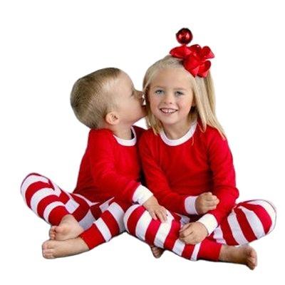 China New Designer Breathable Women Kids Pajamas Set Winter White Parent-child Sleepwear Family Christmas Two-Piece Pajamas for sale