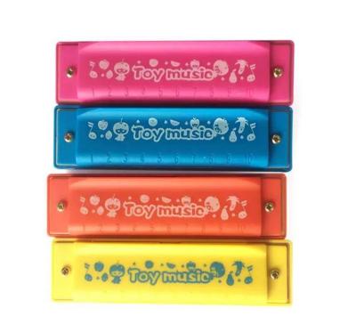 China Resin OEM Accepted Ethnic Musical Instrument Harmonica Colorful ABS Toy 10 Hole Children Souvenir for sale