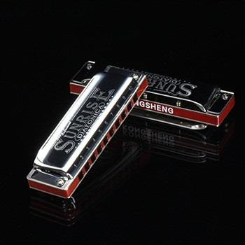 China Professional Wood+Metal Kongsheng Comb Diatonic Harmonica Wooden Sunrise Blues for sale