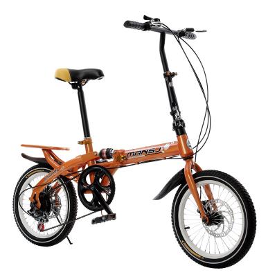 China Support Steel High Carbon Steel Polygon Foot Tires Foldable Bicycle for sale