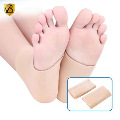 China Brace Heel Pain Relief Copper Mosturising Dry Cracked Skin Hard Padded Gel Socks DG-517643 for sale