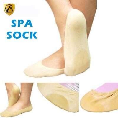 China New style comfortable copper brace foot moisturizing spa gel sock for sale