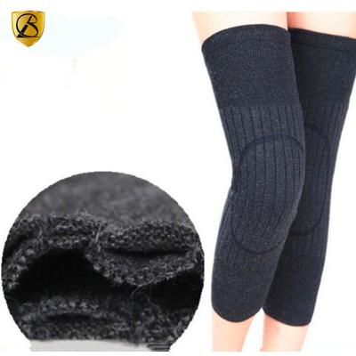 China Winter Durable Copper Healthy Care Brace Warm Elastic Weightlifting Knee Support, Weightlifting Knee Support for sale