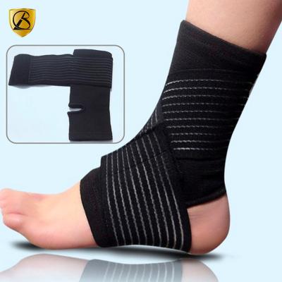 China Custom Made Neoprene Brace Copper Adjustable Ankle Support Neoprene Ankle Brace Flexible Open Toe Breathable Ankle Support Wraps for sale