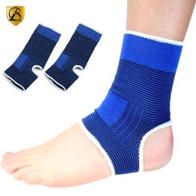 China Factory Price Copper Blue Elastic Protection Brace Best Selling Ankle Support for sale