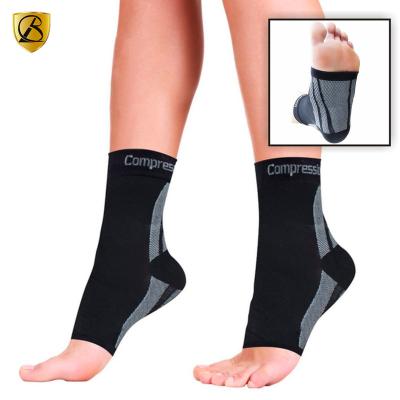 China High Quality Durable Copper Brace Compression Ankle Support Medical Sock for sale