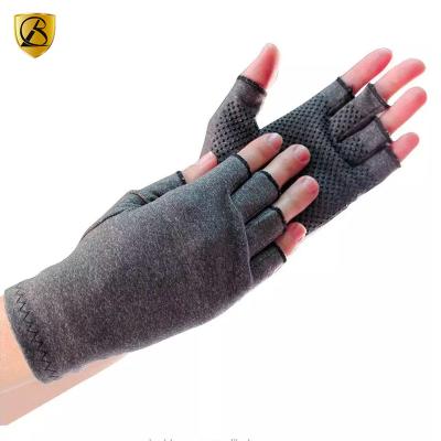 China Anti-slip Compression Copper Brace Handle Compression Arthritis Glove For Hand Pain Relief for sale