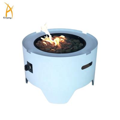 China Hot Sale Steel Stocked Fire Pit Outdoor Round Gas Fire Pit Metal Propane Fire Pit for sale