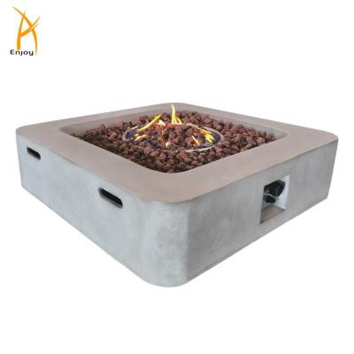 China Stocked Garden Table Fire Pit With Outdoor Gas Fire Furniture for sale