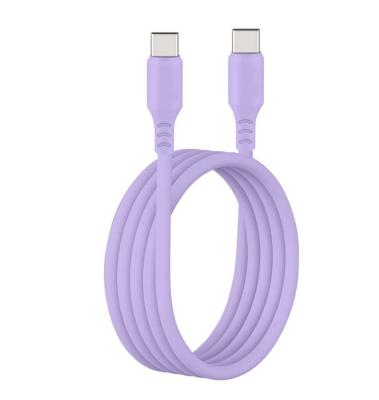 China Soft - Touch Silicone USB - C Cable In Lavender: Quality You Can Trust for sale