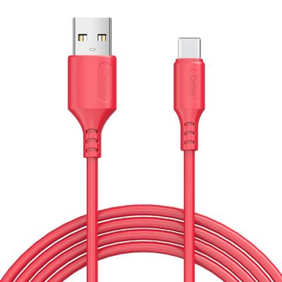 China 1m/2m Silicone Data Cable For Fast Data Transfer And 3A Charging 480Mbps USB2.0 for sale