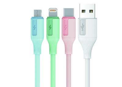 China Silicone USB A Charging Cable 480 Mbps USB 2.0 Cable For Mobile Phone for sale