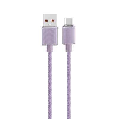 China 2A / 3A Braided Charging Cable Braided Mobile Phone USB A Charging Cable for sale