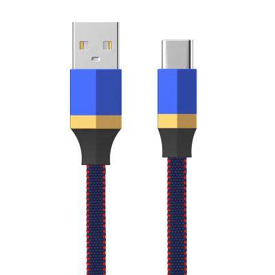 China 2A / 3A Braided USB Charging Cable For Mobile Phone Transfer speed 480Mbps for sale