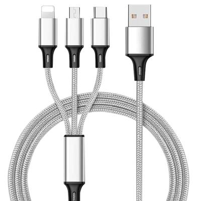 China 2A / 3A 1M Braided Charging Cable Data Transfer Speed 480Mbps Customized for sale