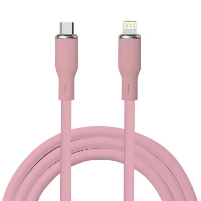 China 3A Saída Silicone USB Cable de Carregamento Rosa / Branco / Azul / Preto / Verde Cor à venda