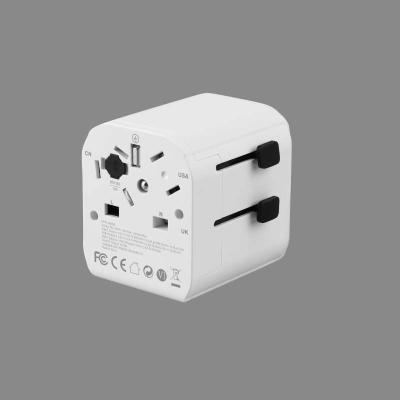 China Universal Travel Power Adapter Worldwide USB A USB C Wall Charger For USA EU UK for sale