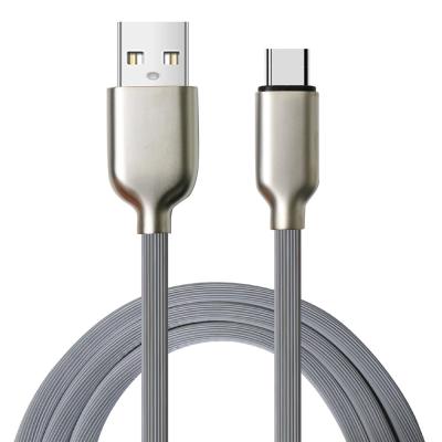 China Cable de carregamento USB 2.0 TPE cinza 2A / 3A Cable de transferência de dados de saída de alta velocidade à venda