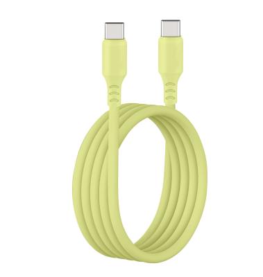 China Cable de carga magnética de silicona tipo C para portátil y teléfono móvil 100W 60W 27W 20W en venta