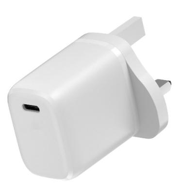 China UK-oplader 45W GaN USB-oplader 1 poort Type C Wandoplader Mobiele telefoon Snelopladen Te koop