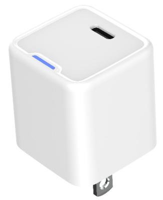 China Compact US Travel Adapter 1 USB Port and Power Delivery PD Technology Included for sale