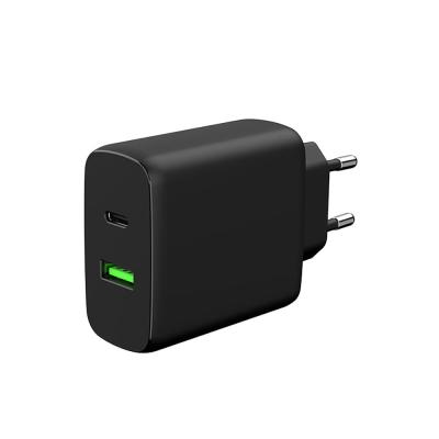 China 2025 Lx Brand Fast Charging Capability Wall Charger 45W PD QC  Dual Ports Charger EU Plug Adapter for sale