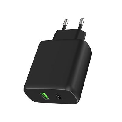 Chine 2025 Lx Marque 65 W UE Plug Capacité de charge rapide Chargeur murale PD QC Adaptateur de chargeur à deux ports à vendre