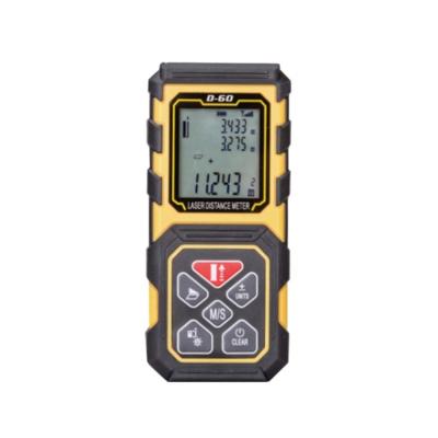 China DQ-60m Digital Range Finder Laser Tool 60m Diy Laser Measuring Distance Meter for sale