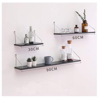 China (Height)Adjustable Wall Shelf Wooden Wall Shelf For Living Room Wall Mount Shelf Floating for sale