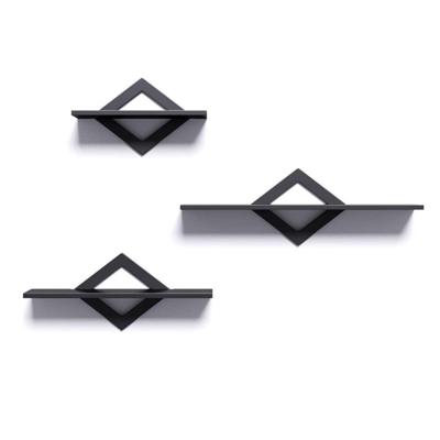 China Minimalist set of 3 wall mounted shelves for decorative shelf wall for sale