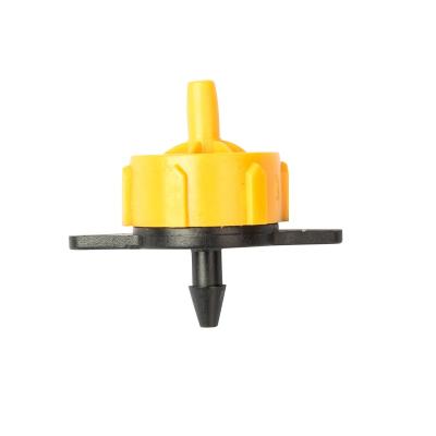 China 2L/H yellow plastic eco-friendly disassemble to pressure to make up r irrigation drip device for sale