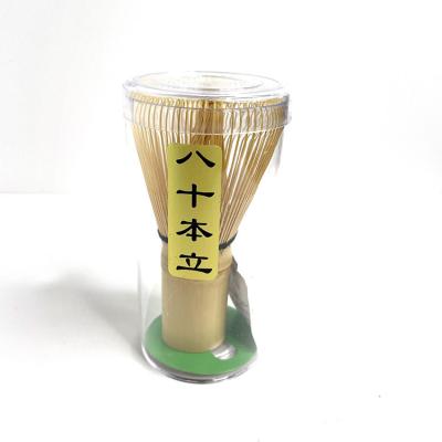 China Viable Handmade Herb Beater Matcha Bamboo Accessories Engraved Logo On Matcha Whisk 80 for sale