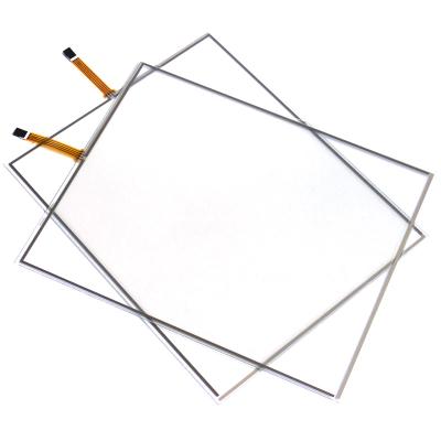 China Atm 4/3 Square 15 Inch 4 Wire Resistive Touch Screen Panel Glass 317mm*241mm for sale