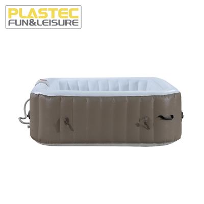 China Massage Whirlpool Home Indoor Outdoor Garden Use Installation GS ETL Certificated China Manufacturer Customized Logo Inflatable SPA 160 x 160 x 685cm for sale