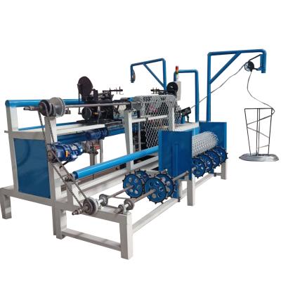 China Building Material Shops 3M Fully Automatic Double Wire Chain Link Fence Machine for sale