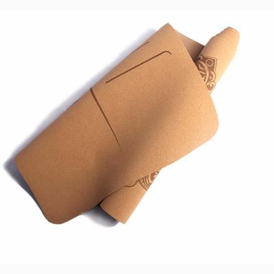 China Logo Design Organic Non-Slip Logo Natural Rubber Natural Rubber Cork Tape High Quality Yoga Mat Customized By Natural Sale for sale