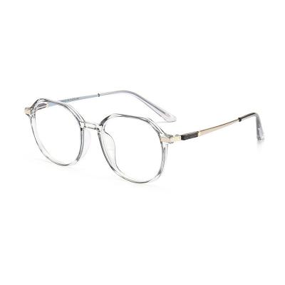 China For Reading Glasses 2021 Simple Glasses Frames Tr90 Anti Light Student Blue Unisex Computer Glasses for sale