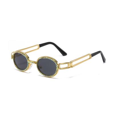 China Fashion Sunglasses Sport Big Frame Metal Top Square Jewels Rimless Color Producer Scott Rimless Irregular Shape Sunglasses for sale