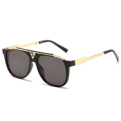 China 2022 Custom Metal Logo Classic Sports Polarized Sunglasses High-end Fashionable Vintage New Arrival Fashion Sun Glasses for sale