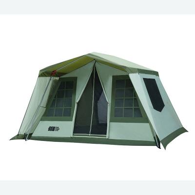 China Straight Bracing Type LS Family Outdoor Large Space Outdoor Product Wall Tent Tent House Modern Outdoor Camp Tent for sale