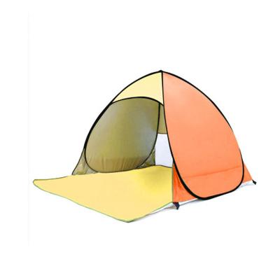 China LS Beach Tent Sunshade Shelter Beach Tent Straight Tying Type Outdoor Automatic Beach Tent Sun Shade Pop Up Big Pop Up Tent for sale