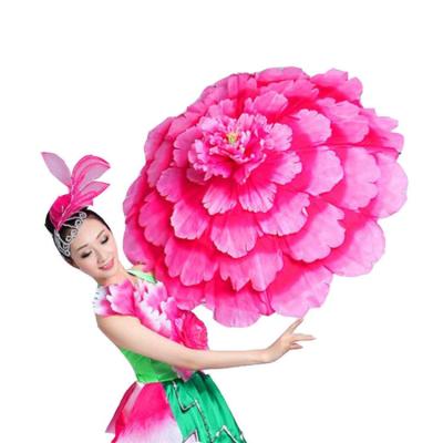 China LS ROMAN Colorful Umbrellas Art Dancing Umbrella 3D Dance Performance Peony Flower Umbrellas Dance for sale