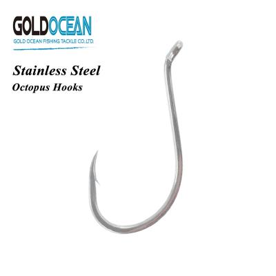 China GOLDOCEAN Stainless Steel Offset Big Octopus Strong Beak Hook Fishhook Sea Fish Hook 6/0 7/0 8/0 9/0 10/0 for sale